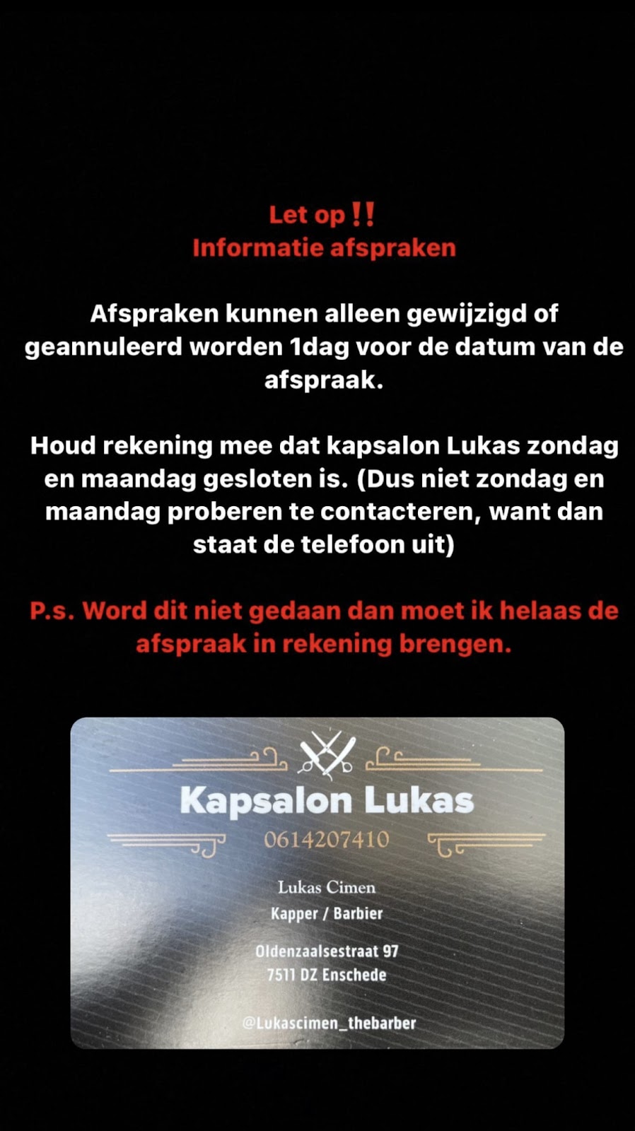 Kapsalon Lukas